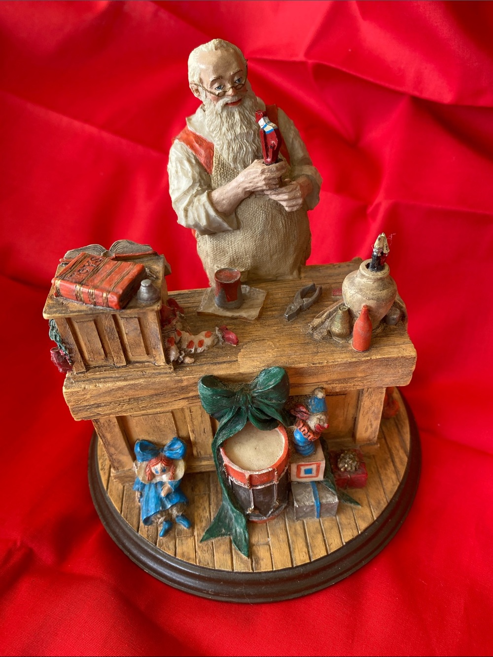 Norman Rockwell “Santa’s Workshop” Figurine
